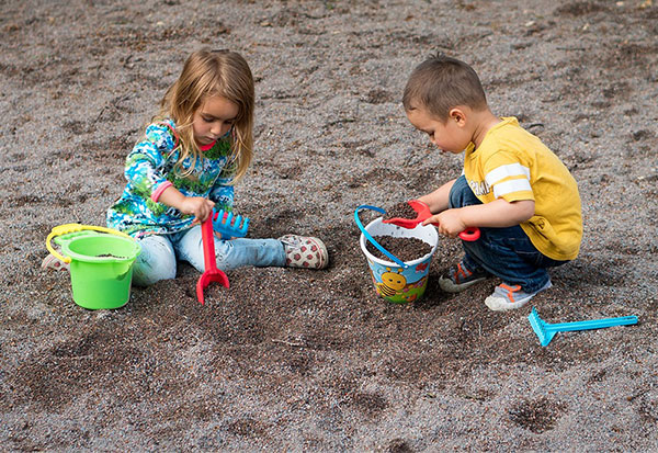 kid-friendly backyard space